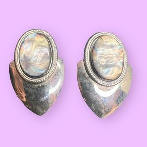 Vintage silver earrings.